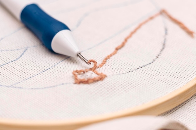 etapy pracy nad haftem